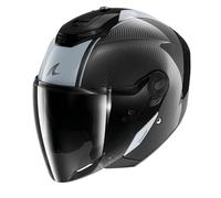 SHARK, Casque Moto Jet RS Jet Carbon Skin Silver Carbon DSD, XS