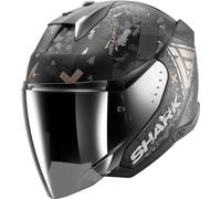 Casque Jet Shark SKWAL I3 JET HELLCAT Mat Black Chrom Anthracite