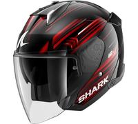 SHARK Casque moto jet SKWAL I3 Jet Light-Blur Noir/Rouge/Blanc KRW XL