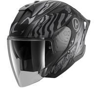 SHARK, Casque Moto Jet SKWAL JET CUP SPEED-FANCY Mat Black Anthracite Silver KAS, L
