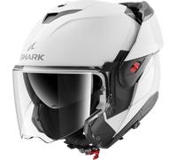 SHARK, Casque Moto Modulable OXO Blank Pearly White W05, M