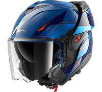 Shark Casque moto modulable Oxo Mekarium ECE Bleu 2XL