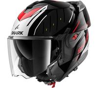 Shark Oxo Rydger Casque, noir-rouge-argent, taille M pour homme