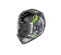 SHARK Casque moto RIDILL 1.2 DRIFT-R KGB, Noir/Bleu/Vert, XS