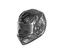 SHARK Casque moto RIDILL 1.2 DRIFT-R MAT KAS, Noir/Gris, XS