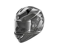 SHARK Casque moto RIDILL 1.2 STRATOM AKW, Noir/Anthracite, XS