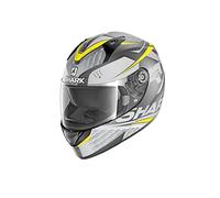 SHARK Casque moto RIDILL 1.2 STRATOM MAT AAY, Gris/Noir/Fluo, XS