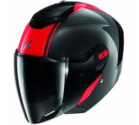 SHARK Casque moto RS Jet Carbon Red / Carbon XL