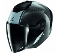 SHARK Casque moto RS Jet Carbon Silver / Carbon XL