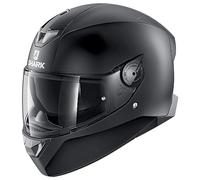 SHARK Casque moto SKWAL 2 BLANK MAT WHT LED KMA, Noir, L