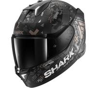 Casque Intégral Shark Skwal i3Hellcat Mat Noir Chrome-Anthracite noir XS