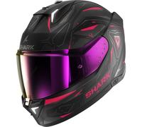 SHARK Casque moto Skwal i3 Link Mat Black / Violet / Anthracite XS