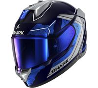 SHARK, Casque Moto intégral SKWAL i3 RHAD Bleu / Gris, XS