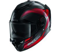 Shark Spartan GT Pro Carbon Ritmo, casque intégral M Noir/Rouge Noir/Rouge