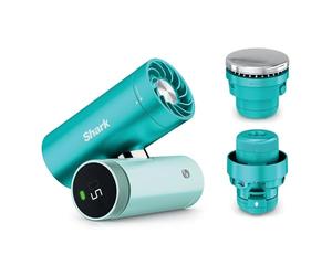 Shark ChillPIll FA022UKBL Ventilateur haute vitesse 3 en 1, brume ultra-fine et système InstaChill, comprend 3 accessoires de refroidissement, design convivial, Glacier FA022UKBL