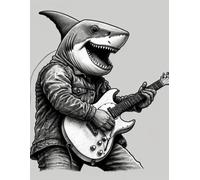 Shark Cool Rockstar Sketchbook