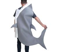 Shark Costume Outfit, Stage Performance Dress, Adjustable Adult Device, Realistic Crazy Accessory, Creative Holiday School Event Tool, for Birthday Night Party Theater, Size 160 x 60 cm for Daily Use