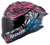 SHARK Casque intégral Skwal Cup Replica Redding ECE Mat Noir/Fuchsia/Gris/Bleu clair XL