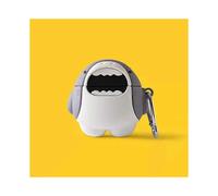 Shark cute cartoon earphone box,Airpods pro wireless Bluetooth earphone box silicone box.