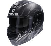 SHARK D-SKWAL 2 SHIGAN casque intégral noir mat-argent XS