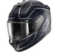 Shark D-Skwal 3 Drone, casque intégral XS Mat Bleu Foncé/Argent Mat Bleu Foncé/Argent