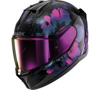 Shark D-Skwal 3 Mayfer Casque, noir-pourpre, taille XS pour homme
