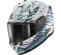 Shark D-skwal 3 Reptaia Ece Full Face Helmet Blanc XS