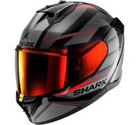 Shark D-Skwal 3 Sizler, casque intégral XS Gris/Noir/Rouge Gris/Noir/Rouge