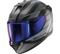 Shark D-Skwal 3 Sizler Casque, noir-gris-bleu, taille S pour homme