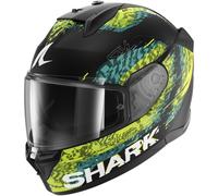 Shark D-Skwal 3 Speed-Vib, casque intégral XL Mat Noir/Vert/Jaune Mat Noir/Vert/Jaune
