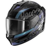SHARK Casque intégral D-Skwal 3 Streetrush ECE Noir/Gris/Vert/Mauve Taille L