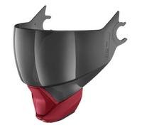 SHARK, Ecran casque Evojet FUME A.R A.B + menton rouge mat