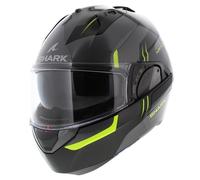 Shark EVO ES Kryd Anthracite Noir Jaune - Casque de moto modulable à rabat