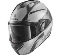 Shark Evo-GT Encke Matt Casque, Gris/Noir, Taille XS (53/54)