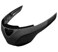 Shark EVO-ONE-RIDILL Ventilation menton Noir brillant