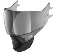 Shark Evojet Ensemble de rideau de menton de visière, teinté/noir mat, Taille unique