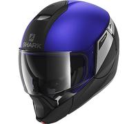 Shark Evojet Karonn Casque (Black/Blue,XL (61/62))