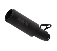 SHARK EXHAUST RCT revêtement acier inoxydable noir mat, noir