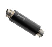 SHARK EXHAUST SRC 4 eloxed aluminium noir, noir