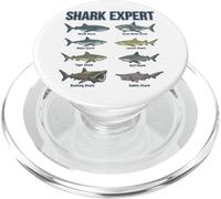 Shark Expert Requin Pèlerin Requin Citron Requin-Lutin Mako PopSockets PopGrip pour MagSafe