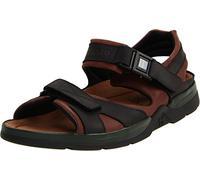 Mephisto Mens Shark Fit Brown Leather Sandals 43 EU
