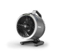 SHARK FlexBreeze HydroGo Ventilateur portable ultra puissant avec brume intérieure + extérieure jusqu'à 70 pieds de portée, avec câble et sans fil, jusqu'à 12 heures, batterie, 5 vitesses, brumisation