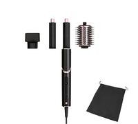 Shark FlexStyle 3-en-1 Air Styler & Sèche-cheveux, Boucleurs Auto-Wrap, Brosse Ovale, Concentrateur, Pas de Dommage Thermique, Noir/Or Rose HD424EU