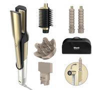 Shark Glam Multi-Styleur et Sèche-Cheveux, avec Technologie Gloss Lock, Lisseur à Air Silki, Brosse Soufflante Glossi, Boucleurs Coanda, Concentrateur, Diffuseur, 2 Ans de Garantie, HD6052SEU