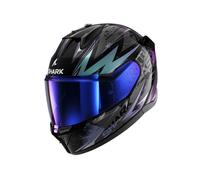 SHARK, Casque Moto intégral D-SKWAL 3 Blast-R Noir/Bleu/Violet, XL