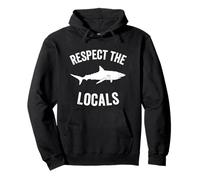 Shark Hoodie Ocean Animal Rights Respect The Locals Sharks Sweat à Capuche