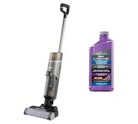 Shark HydroVac Nettoyeur sans fil sols durs avec solution multi-surfaces 1,5 L, aspire et lave en un seul passage, brosse antimicrobienne, auto-nettoyant, saletés humides et sèches, gris WD210EUCP