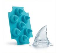 Shark Ice Cube Tray Novelty Gifts for Men - Funny Shark Fin Silicone Ice Mold for Whiskey Cocktails & Bourbon - Cool Ocean Theme Party Supplies & Gag Gifts (1)