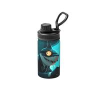 Shark in A Suit Bouteille d'eau isotherme de 355 ml avec motif imprimé complet, étanche, en acier inoxydable et durable pour l'extérieur