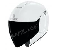SHARK JET CITYCRUISER BLANC AVEC VISIÈRE TEINTÉE S
